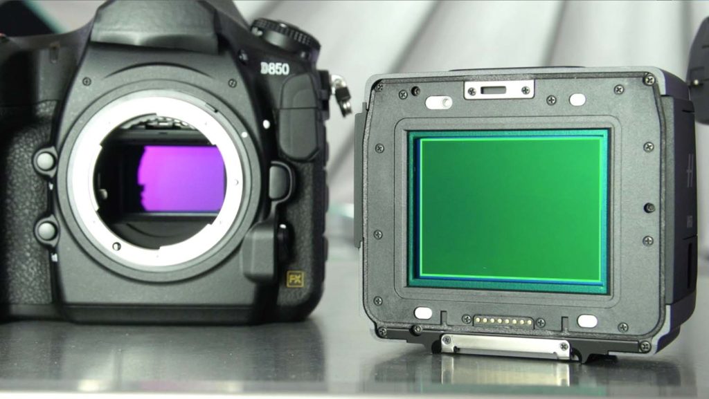 initiationphoto - types d'appareils - différence capteur Plein Format capteur Moyen Format